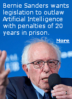 ''Nearly every day, there is a frightening new story about how Big Tech companies are losing control of the technology they are developing, with potentially cataclysmic results,'' Sanders said. 'That's why I am introducing legislation to immediately pause the development of increasingly powerful AI and ban the creation of systems that humanity cannot fully control.''